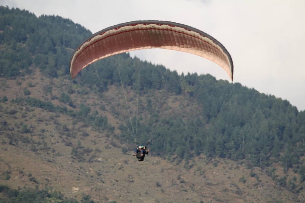 Paragliding In Himachal | Paragliding in Dharamshala | Image #9/10 | 