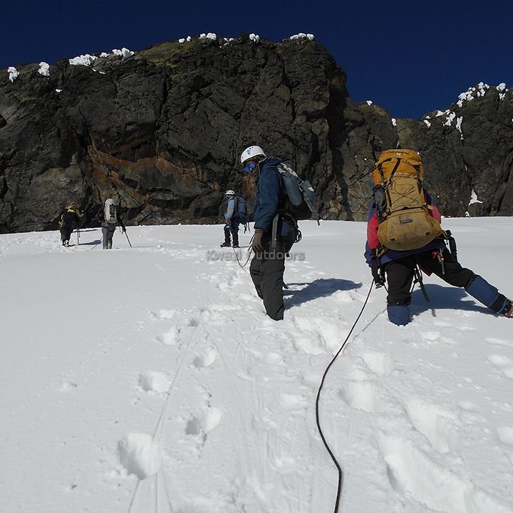 Climbers In Deep Snow On The Stanley Glacier In The Rwenzori | Kwezi Outdoors | Image #9/16 | 